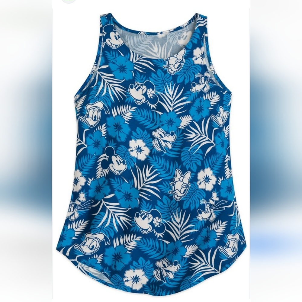 Disney Hawaian Mickey Tank Top XS